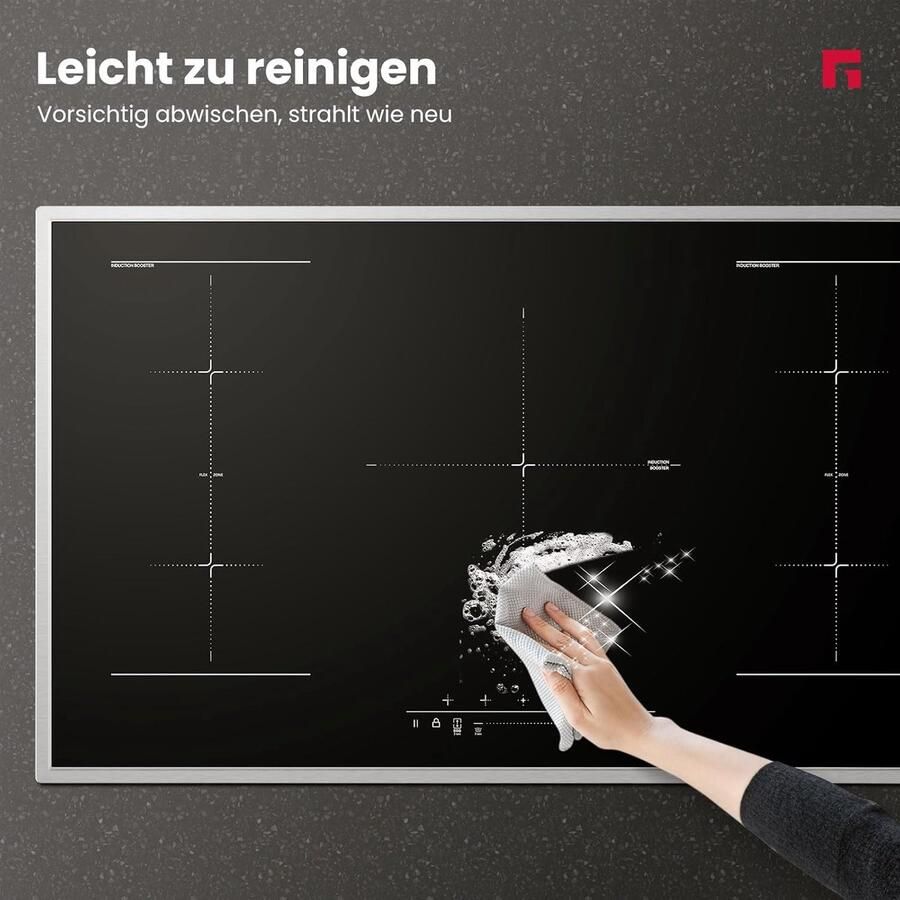 90 cm Inductiekookplaat met 5 Zones en FlexInduction – Koken met PowerBoost