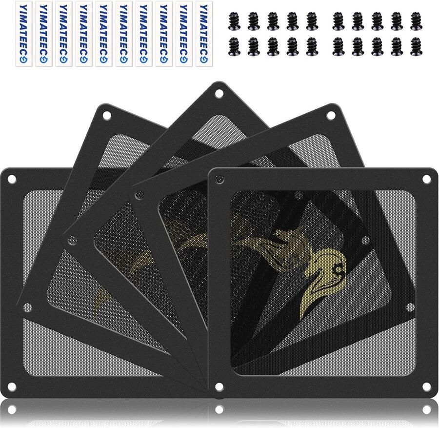 90mm Ventilatorfilter voor Computer Stofdichte Magnetische Grills (5 stuks)