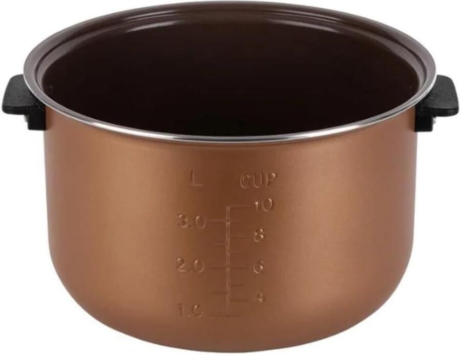 A bowl with handles and a ceramic coating for multicooker For Redmond RB-C515 volume of 5 liters