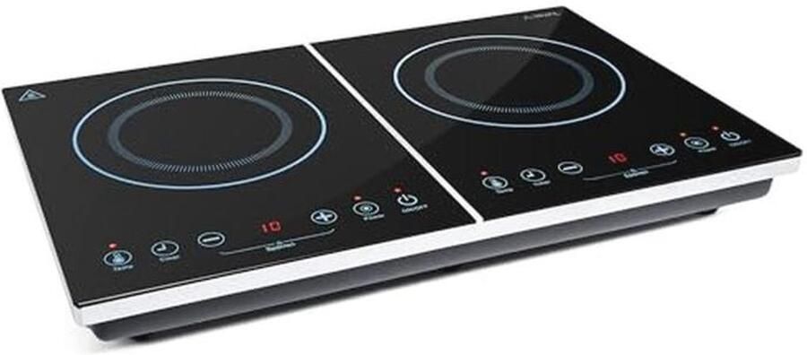 A-rival Inductiekookplaat 2 platen zuinige digitale kookplaten TÜV-GS 3500 W dubbele inductiekookplaat dubbele inductiekookplaat met inductie mobiel camping-inductiekookplaat