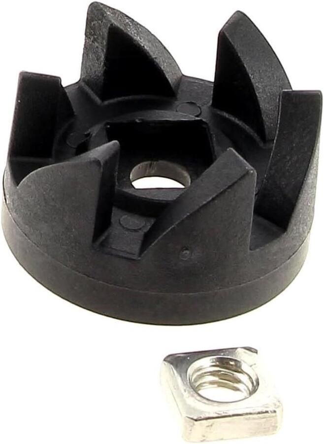 Aandrijfas Blender Mixer Onderdeel Apparaat Repareren Origineel Onderdeel 2.5 x 2.5 x 1.5 cm Zwart