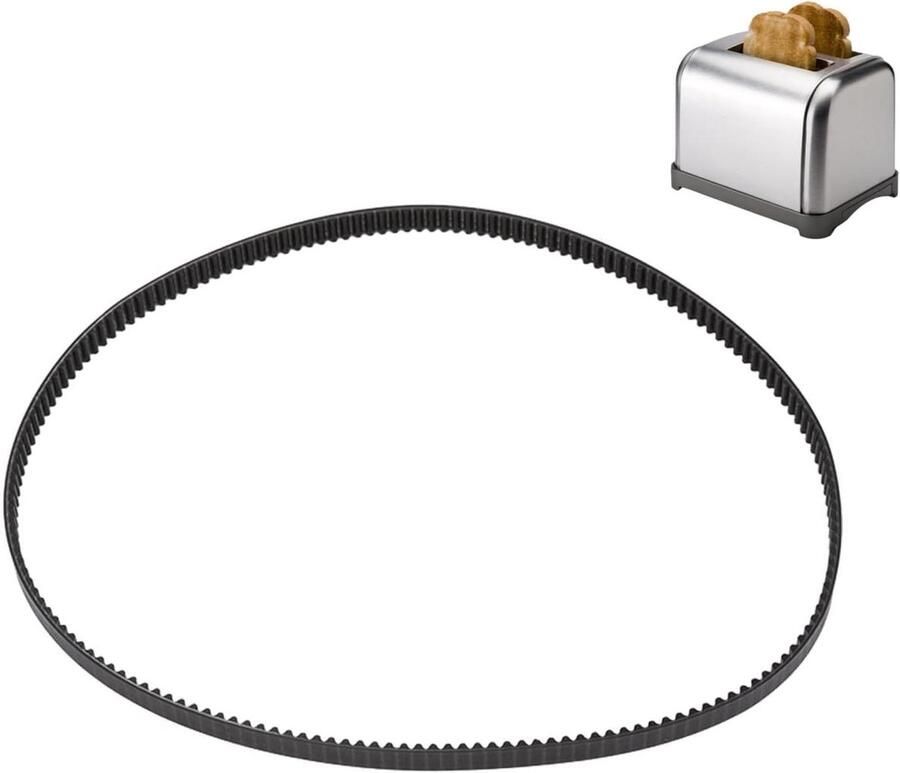 Aandrijfriem Broodbakmachine Reserveonderdeel Keukenapparaat Brood Bakken 175 Tanden 520mm Omtrek Wit