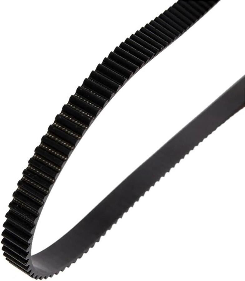 Aandrijfriem Broodbakmachine Transportband Keukenapparaat Brood Bakken Duurzaam Rubber Materiaal 537mm x 8mm Zwart