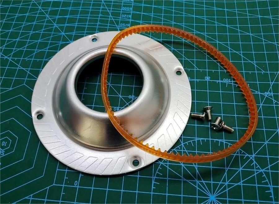 Aandrijfriem Transmissieriem Suikerspinmachine Onderhoud Hoge Sterkte 1x1x1 cm Zwart