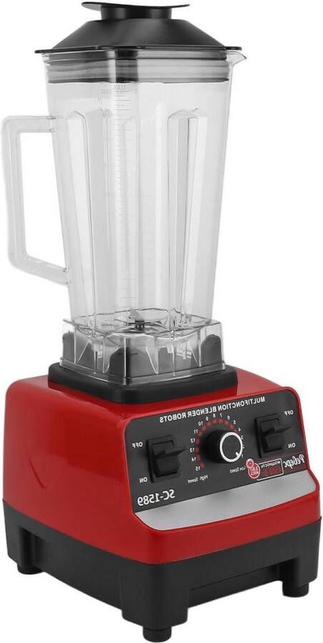 Aanrechtblender 4500W 18 Liter 15 Snelheden Huishoudelijke Multifunctionele Keukenmachine 6 Roestvrijstalen Messen Vlees Ijs Fruit Professionele Blender