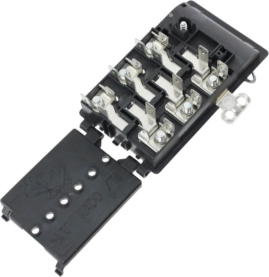 Aansluitblok Oven Fornuis Aansluitdoos Kookplaat Apparaat Repareren Origineel Reserveonderdeel 87mm x 53mm Basis Roestvrij Staal
