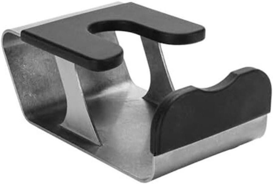 Aanstampstation Espresso Portafilter Houder Consistente Espresso Roestvrij Staal 15 x 10 x 7 cm Zilver