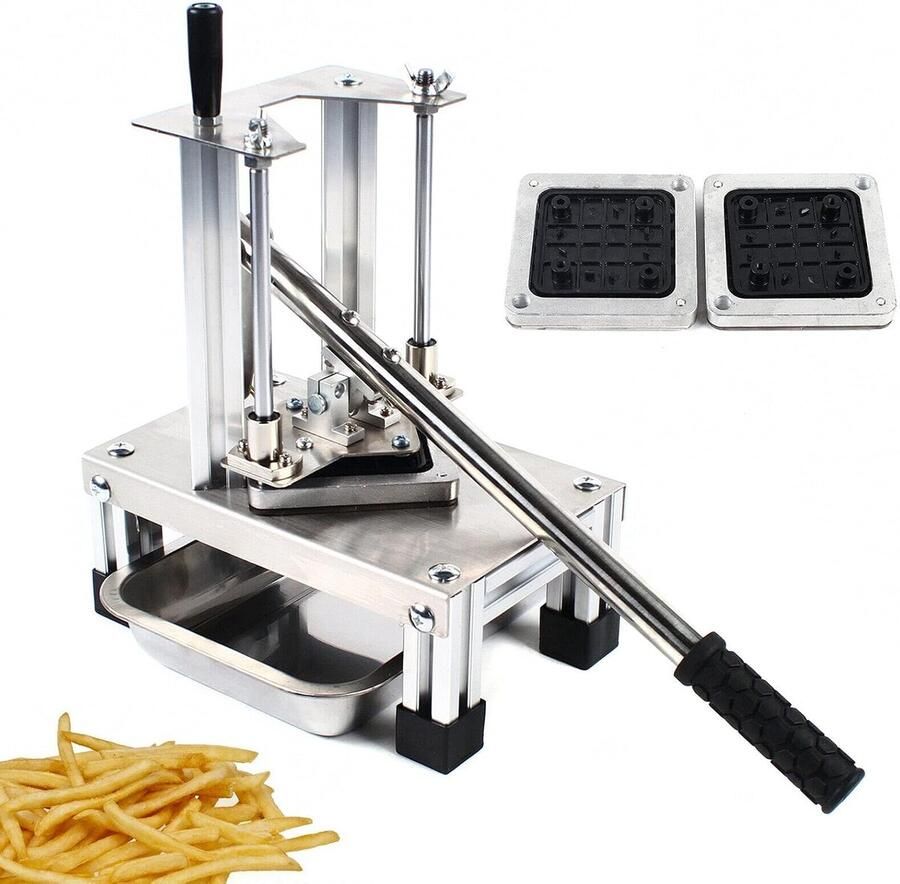 Aardappelsnijder frietsnijder roestvrij staal frietsnijmachine verticale aardappelchipsnijder groentesnijder