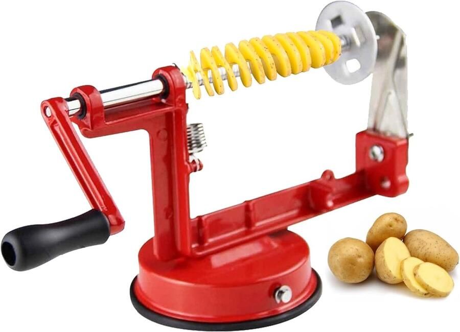 Aardappelsnijder Handmatige Spiraal Aardappel Komkommer Tornado Twister Cutter Groente Fruit Chips Maken Tool