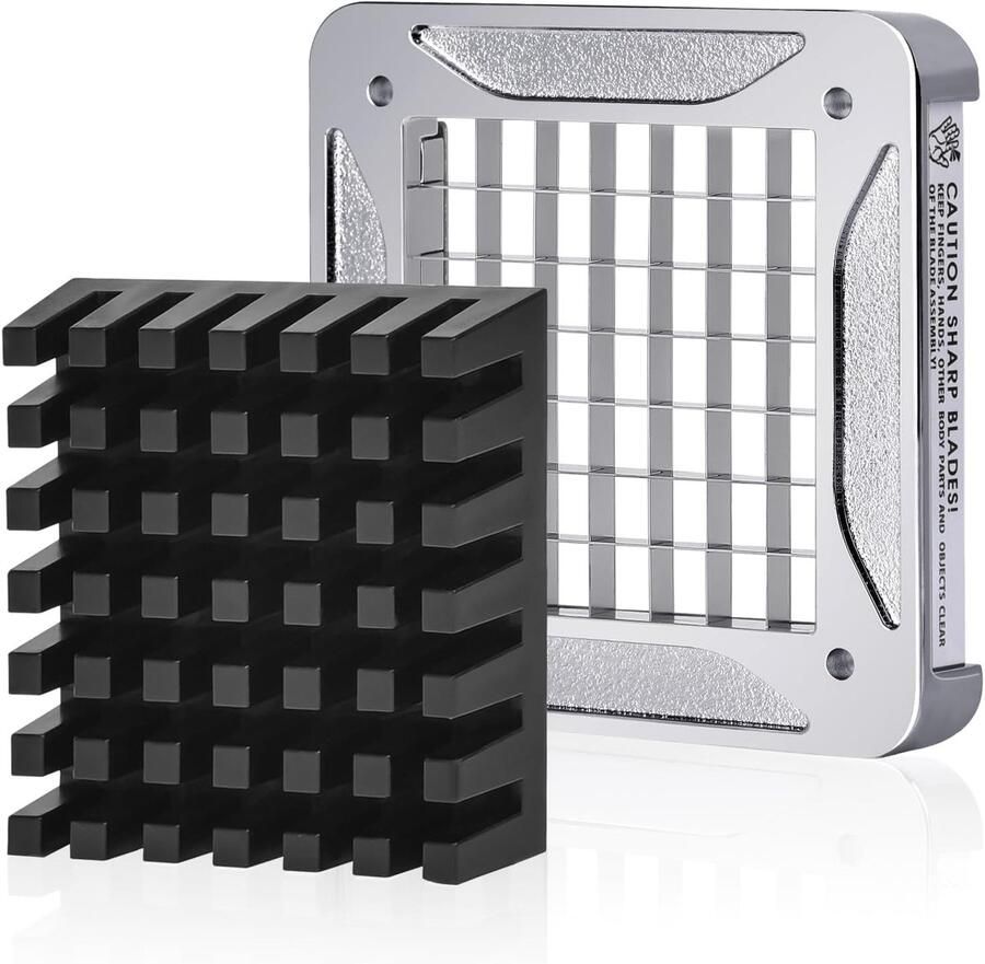 Aardappelsnijder roestvrij staal reservemes voor aardappelsnijder 12 x 12 mm