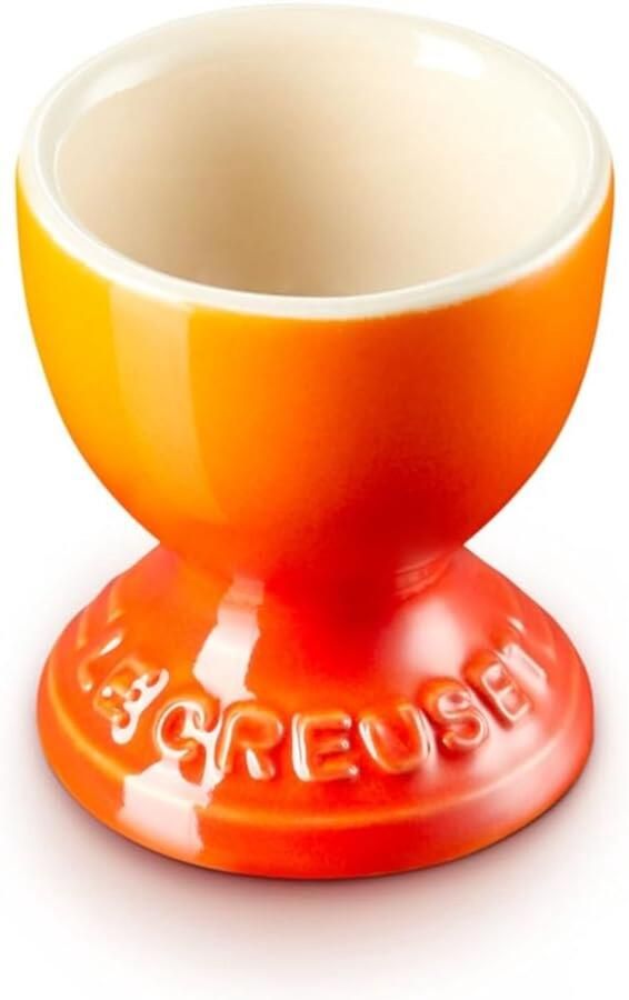 Aardewerk Eierkop Serviesgoed Kommetje Ontbijt Presentatie Vaatwasmachinebestendig 5 cm Hoog Oranje