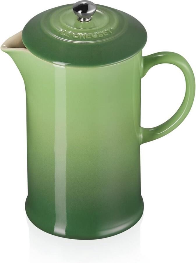 Aardewerk French Press Koffiezetter met RVS Filter 1 Liter