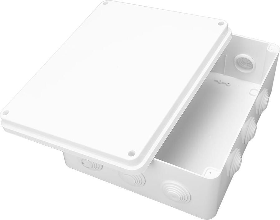 ABS Elektrische Aansluitdoos IP65 Waterdicht Duurzaam Voorgeboord voor Elektrische Apparatuur Binnen Buiten 300 X 250 X 120 Mm