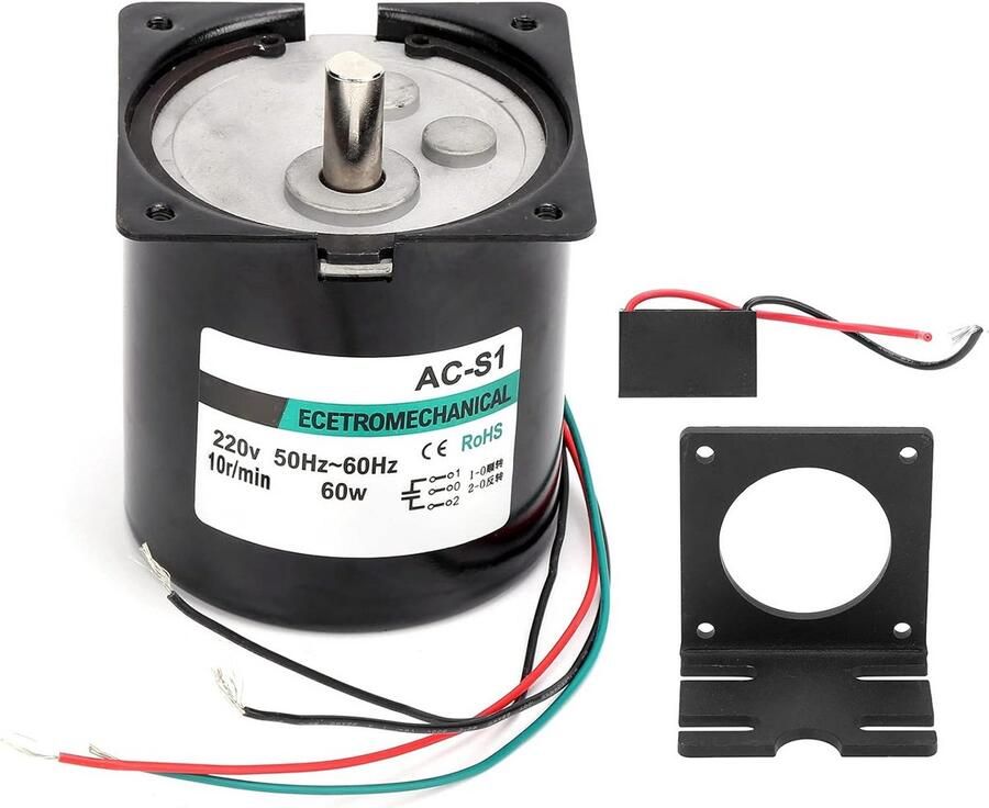 AC Synchrone Motor Lage Snelheid Elektrische Motor 220V 60W voor Bewerkingstaken