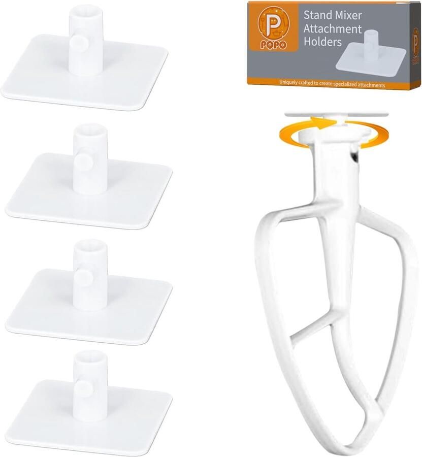 Accessoires Houder voor Keukenrobot Geschikt voor Mixer Onderdelen Wit Plastic Compact en Handig