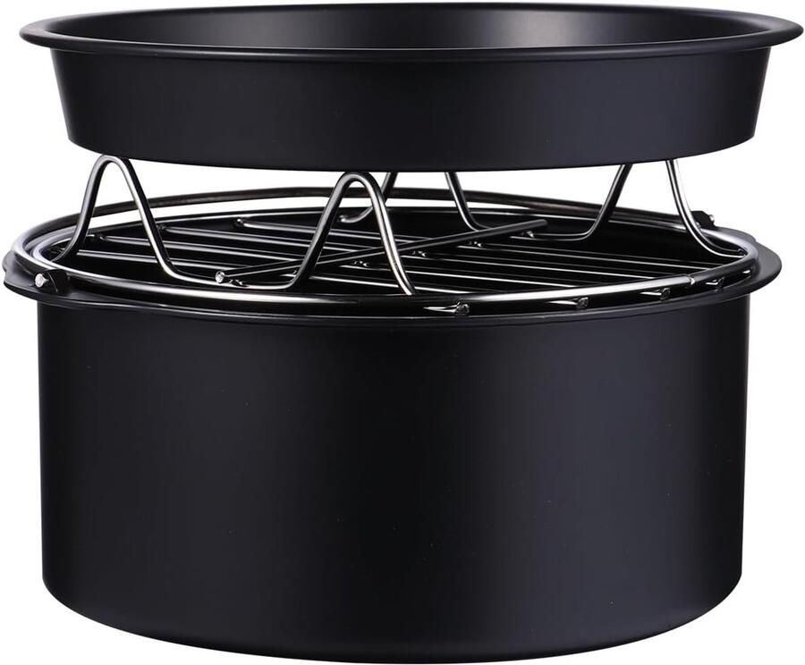 Accessoires voor Airfryer XXL 3-delige set voor cake pizza en grill Geschikt voor 16 cm modellen