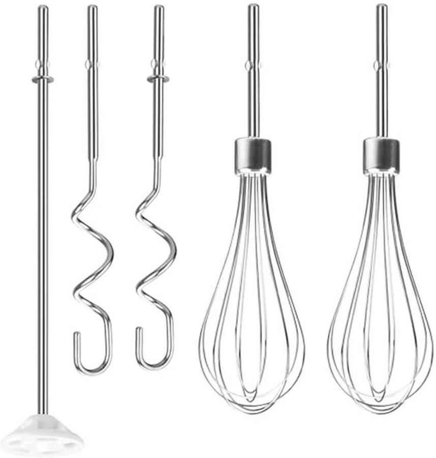 Accessoires voor Handmixers Set van 5 Roestvrijstalen Hulpstukken voor Koken en Bakken - Foto 1