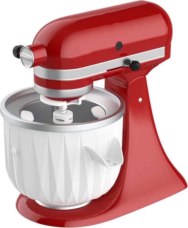 Accessoires voor ijsmachine Compatibel met KitchenAid 4.5 Qt Frozen Yogurt Ice Cream Maker & Sorbetiere Gelato Maker