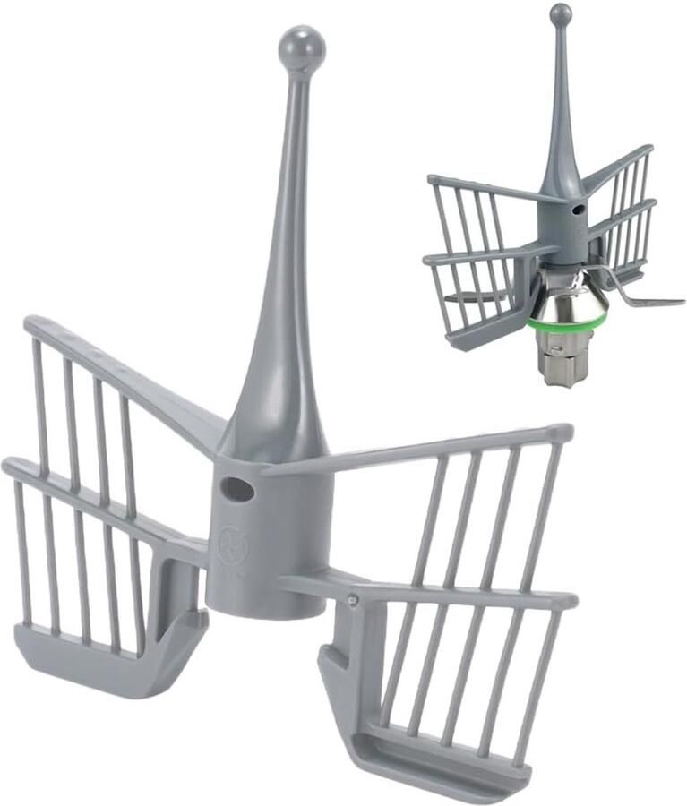 Accessoires voor keukenmachines 1 vlinderroer (grijs) vervangend onderdeel voor optimale bereiding van gerechten geschikt voor modellen