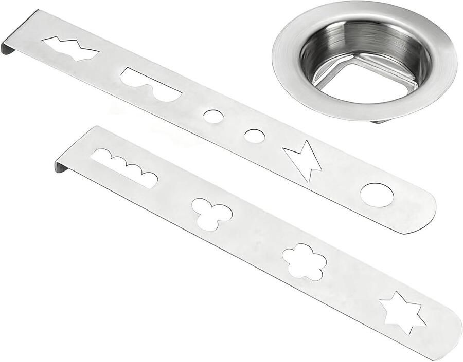 Accessoires voor vleesmolen 8 verschillende vormen roestvrij staal geschikt voor malen snijden en bakken diameter 58 mm