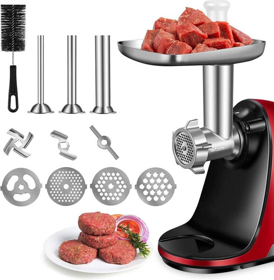 Accessoires voor ZM1501 en GM3001 sapcentrifuges 3 Worstenvulapparaten 2 Maalbladen 4 Maalplaten Gehaktmolen