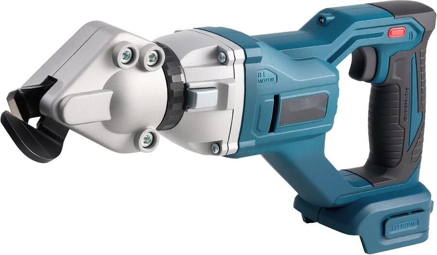 Accu metaalschaar Draadloze plaatschaar Draaibare Kop 360° Dubbele Messen Snelheid 25.000 tpm Snijcapaciteit 18 GA staal 20 GA RVS Voor Staal RVS Aluminium