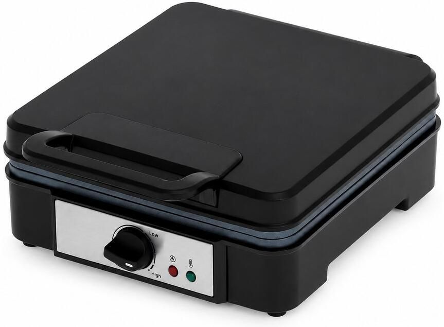 ACEP wafelijzer voor 4 Brusselse wafels Zwart 1800 WATT Wafelmaker Wafelijzers Wafelijzer Anti aanbaklaag BPA vrij