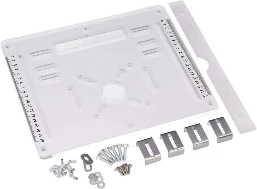 Acryl Basisplaat Snijmachine Plaat Houtbewerking Acryl Verstelbare Breedte 8 mm dik Transparant