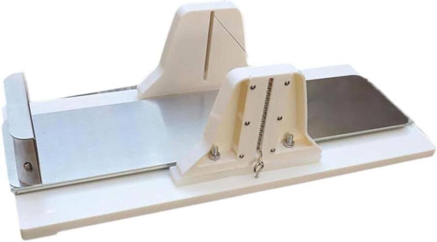 Acryl Zeefsnijder Zeep Snijmachine Handgemaakte Zeep Verstelbare Dikte Max 94mm Wit