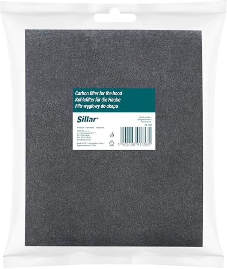 Actief Koolstoffilter voor Afzuigkap – Universeel Snijbaar Filter 38x56 cm voor Geurtjes en Vet