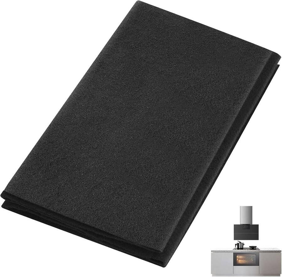 Actiefkoolfilter 40 x 100 cm Hoogwaardige Polyestervezels Universeel Filter voor Afzuigkappen