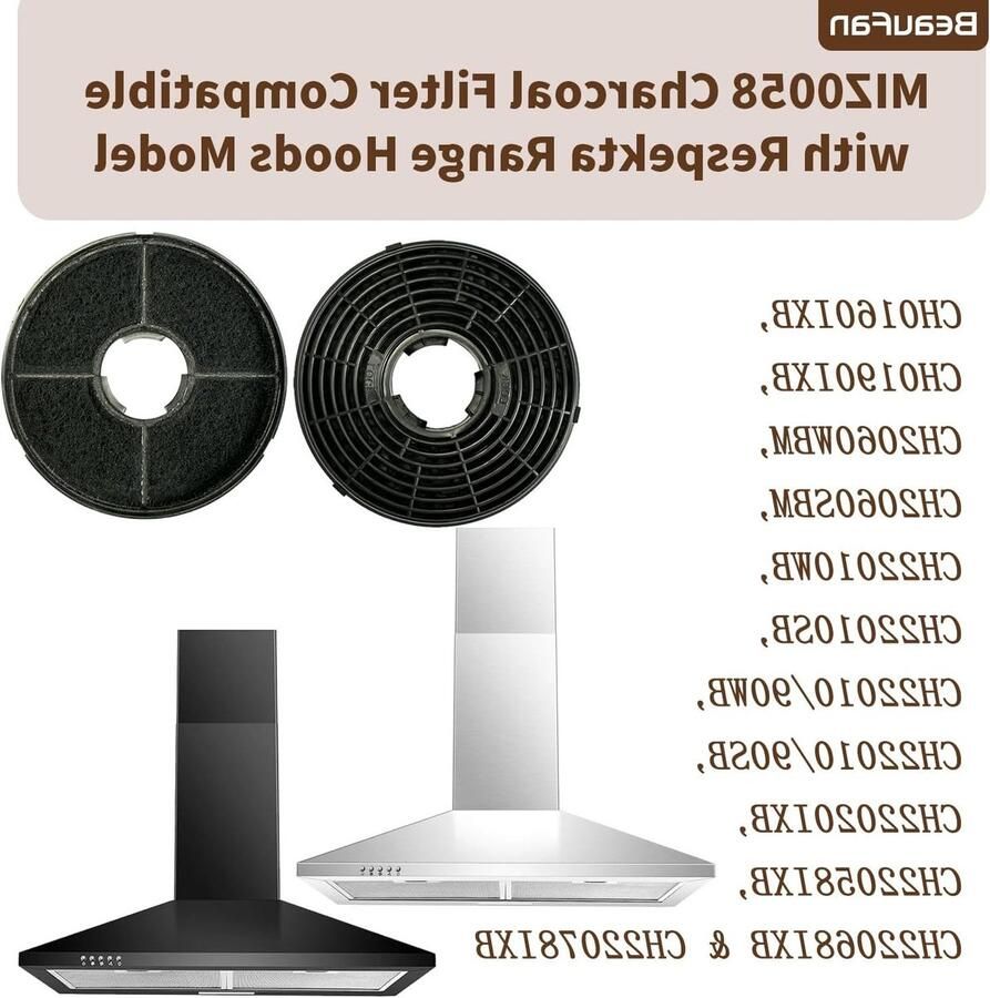 Actieve koolfilter set van 4 voor afzuigkappen vervangingsfilter geurabsorberend en efficiënt - Foto 1