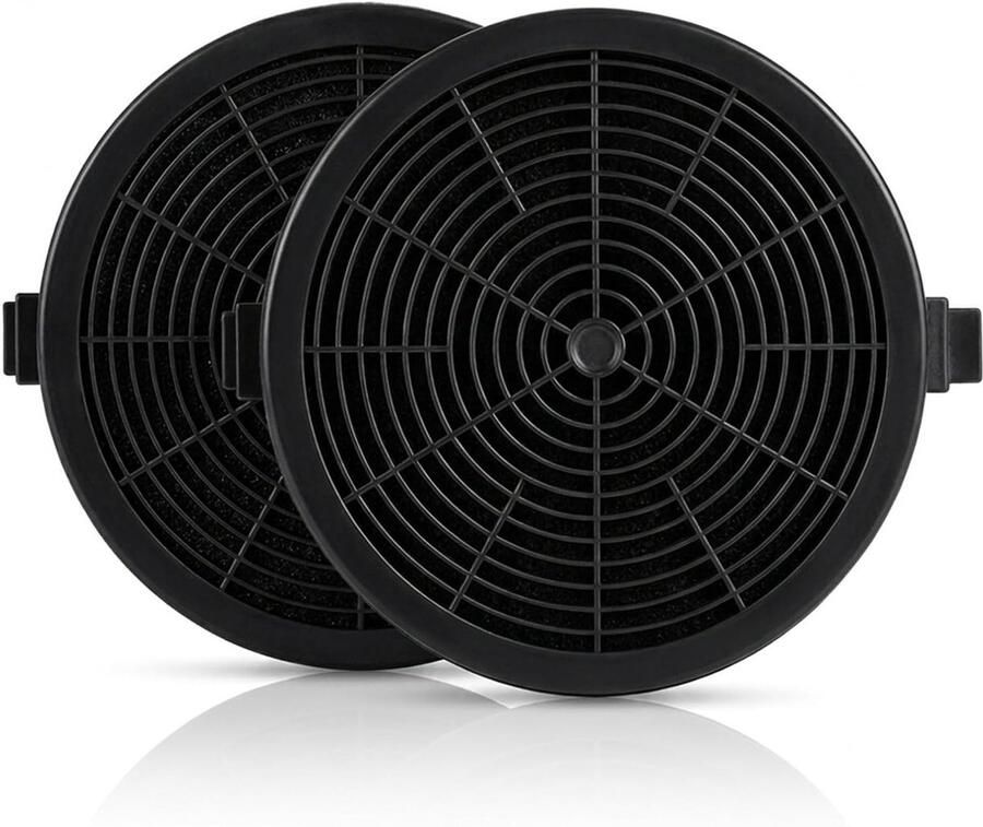 Actieve koolfilters voor afzuigkappen 2 stuks vervangingsfilters voor optimale luchtkwaliteit en geurverwijdering