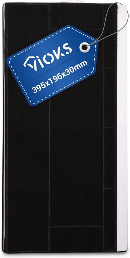 Actieve Koolstoffilter voor Afzuigkap Vervangfilter 400 x 195 mm