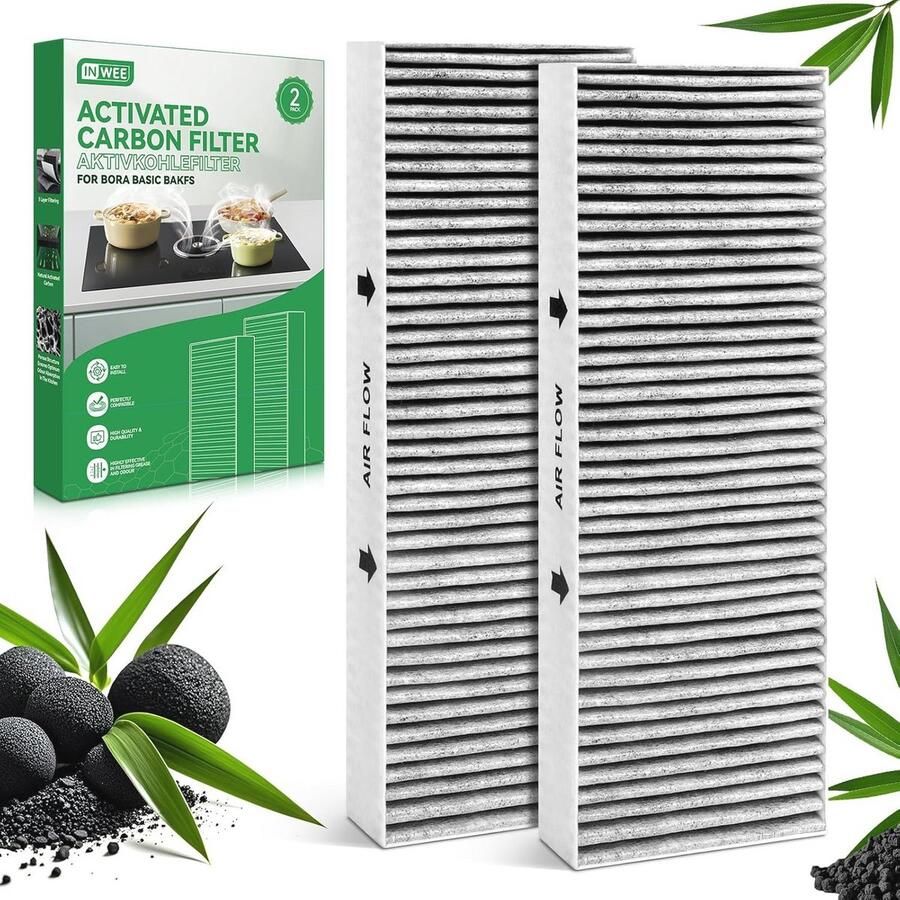 Actieve Koolstoffilter voor Afzuigkappen Set van 2