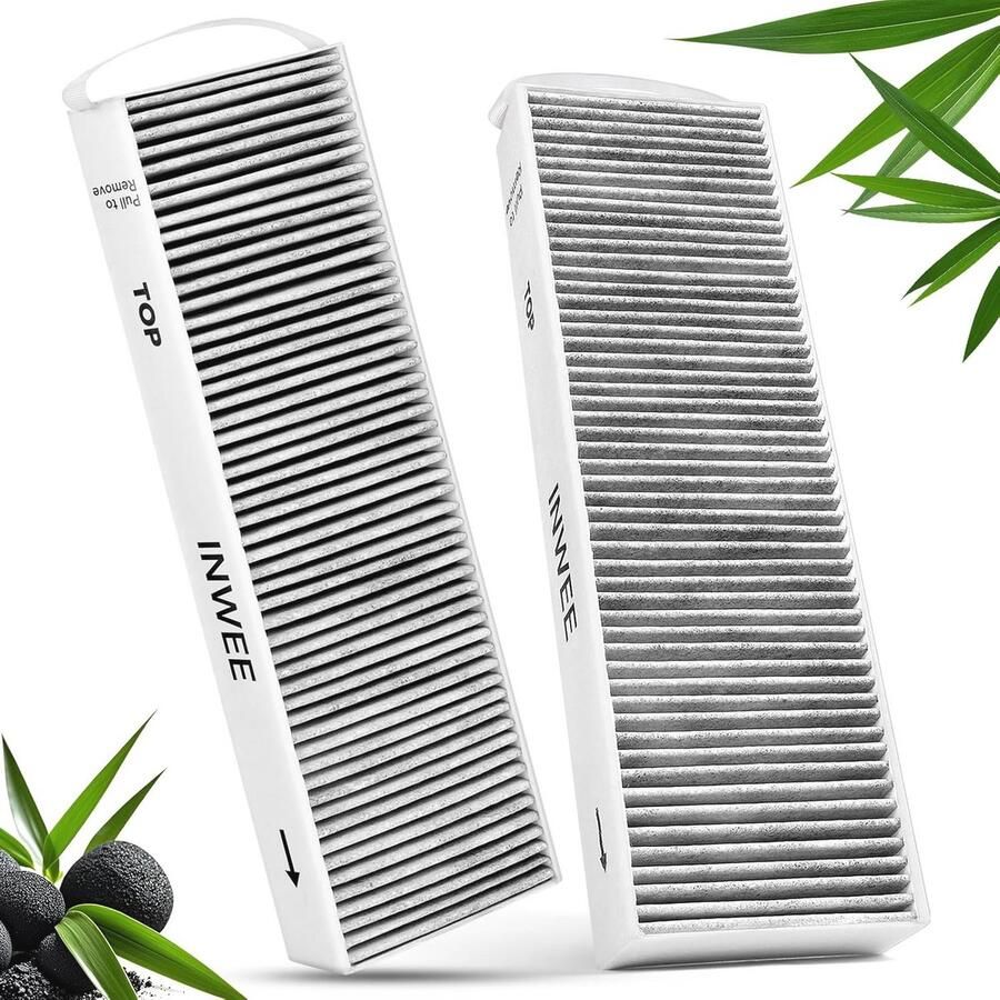 Actieve Koolstoffilter voor Conventionele Kookplaten 2 Stuks