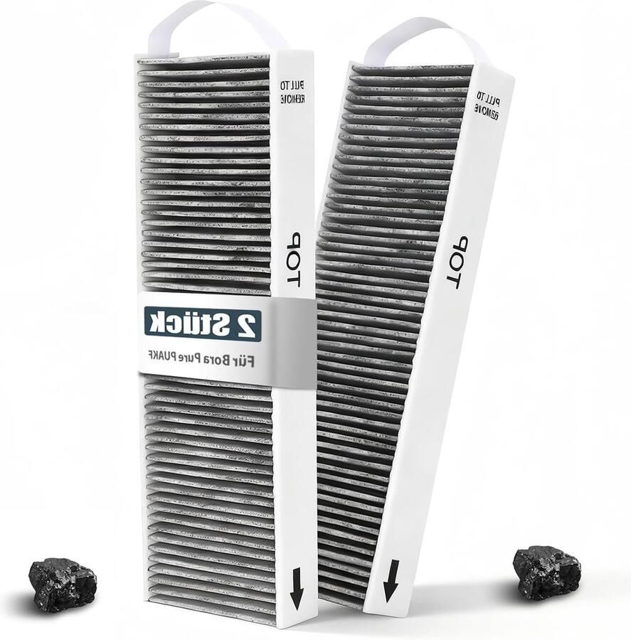 Actieve koolstoffilters voor Bora Pure PUAKF vervangfilters voor recirculatie afzuigkappen en accessoires voor optimale luchtkwaliteit