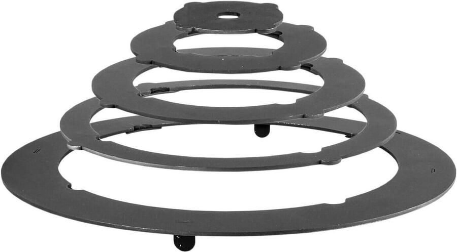 Adapter Ringen Kookplaat Aanpassing Buitenkeuken Koken Robuust 4mm Staal 48-52 cm