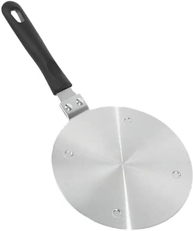 Adapterplaat Inductie Warmteverdeler Plaat Gelijkmatig Koken Roestvrij Staal 2.54 cm Zilver