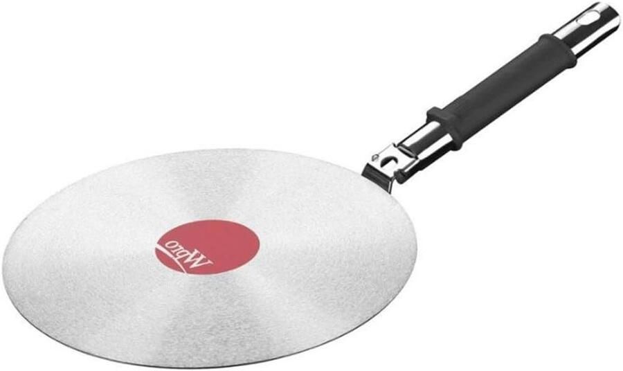Adapterplaat Kookplaat Inductie Converter Koken op Inductie Temperatuur Indicator 26 cm Diameter Rood