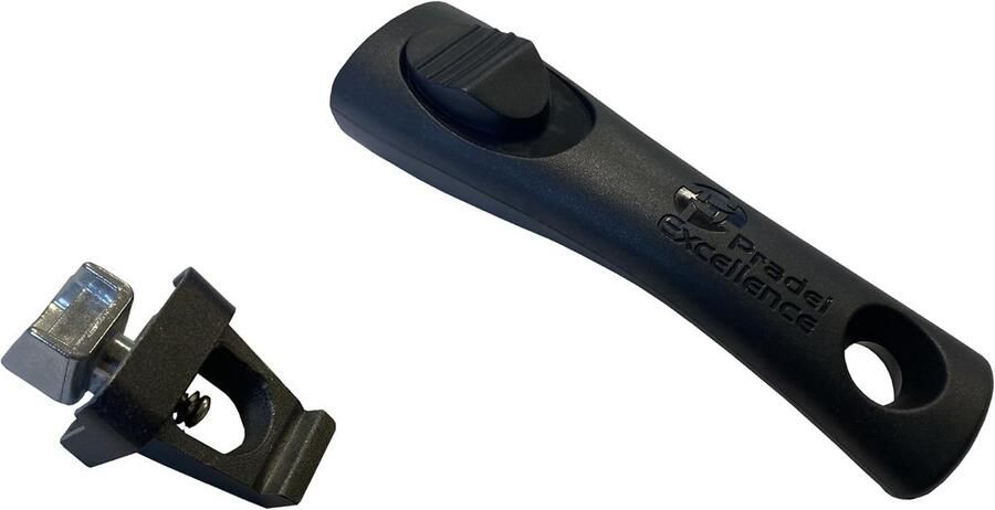 Adapterset Handgreep Pan Accessoire Koken Flexibel Afneembaar Bakeliet 18 cm Zwart