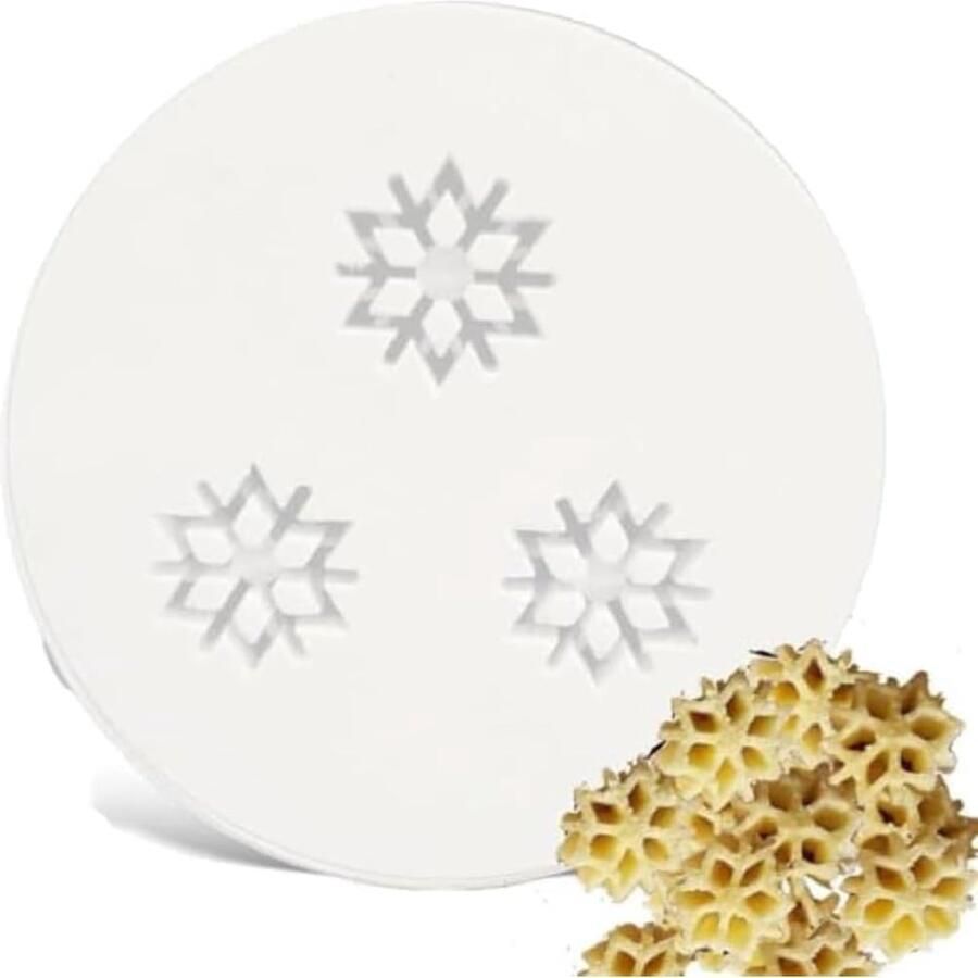 Advance Pasta-matrijs voor zelfgemaakte pasta compatibel met Philips pastamachine serie 7000 gegolfde radiatoren (ster)