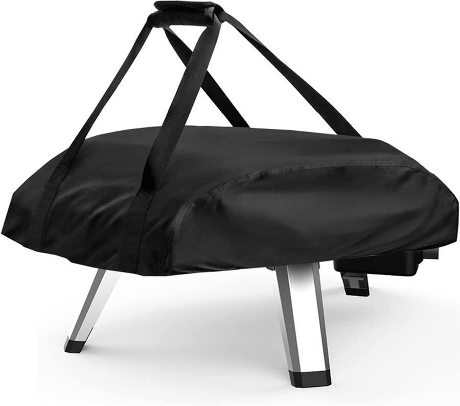 Afdekhoes draagtas voor Koda pizzaoven van polyester zwart