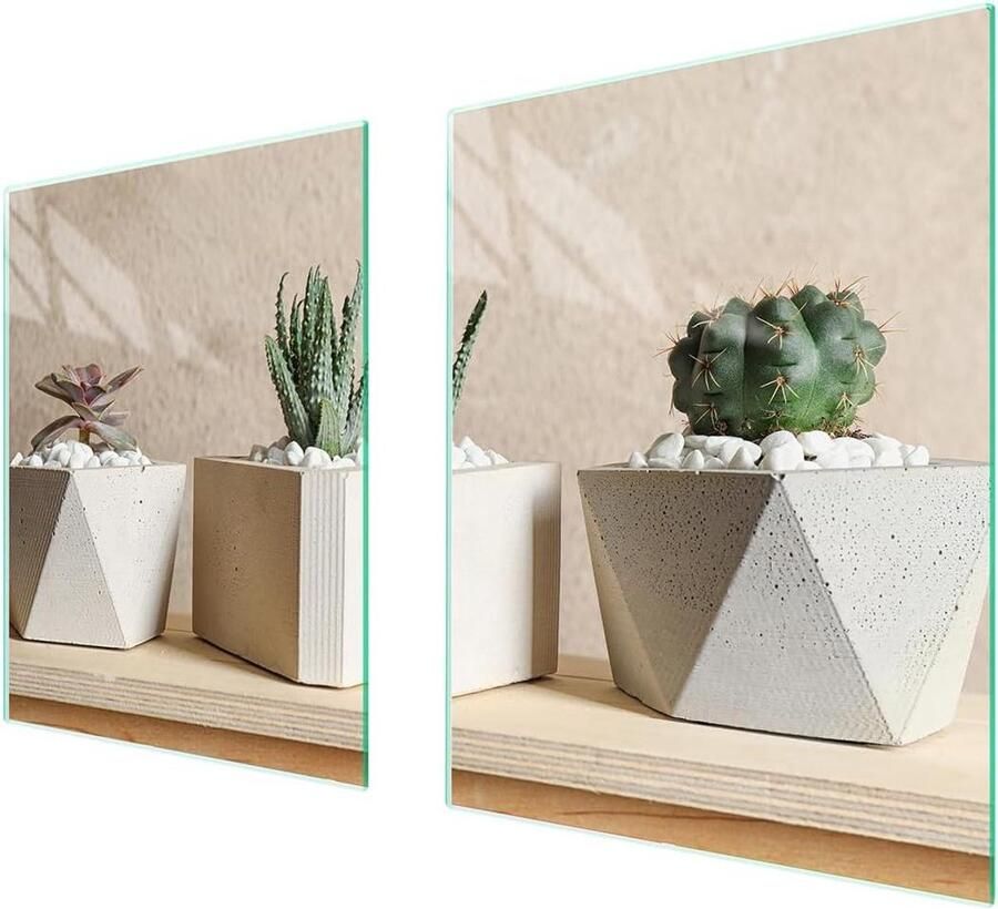 Afdekplaat fornuis Werkblad beschermer Keuken decoreren Gehard glas 85 x 52 cm Veelkleurig