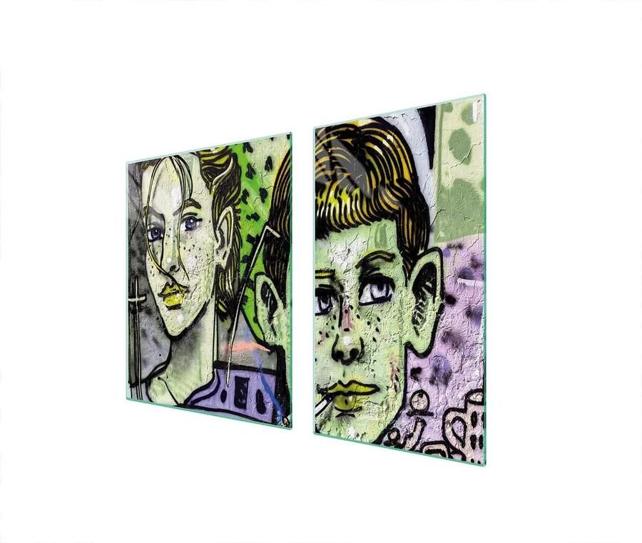 Afdekplaat fornuis Werkblad beschermer Keuken organiseren Gehard glas 100 x 52 cm Wit