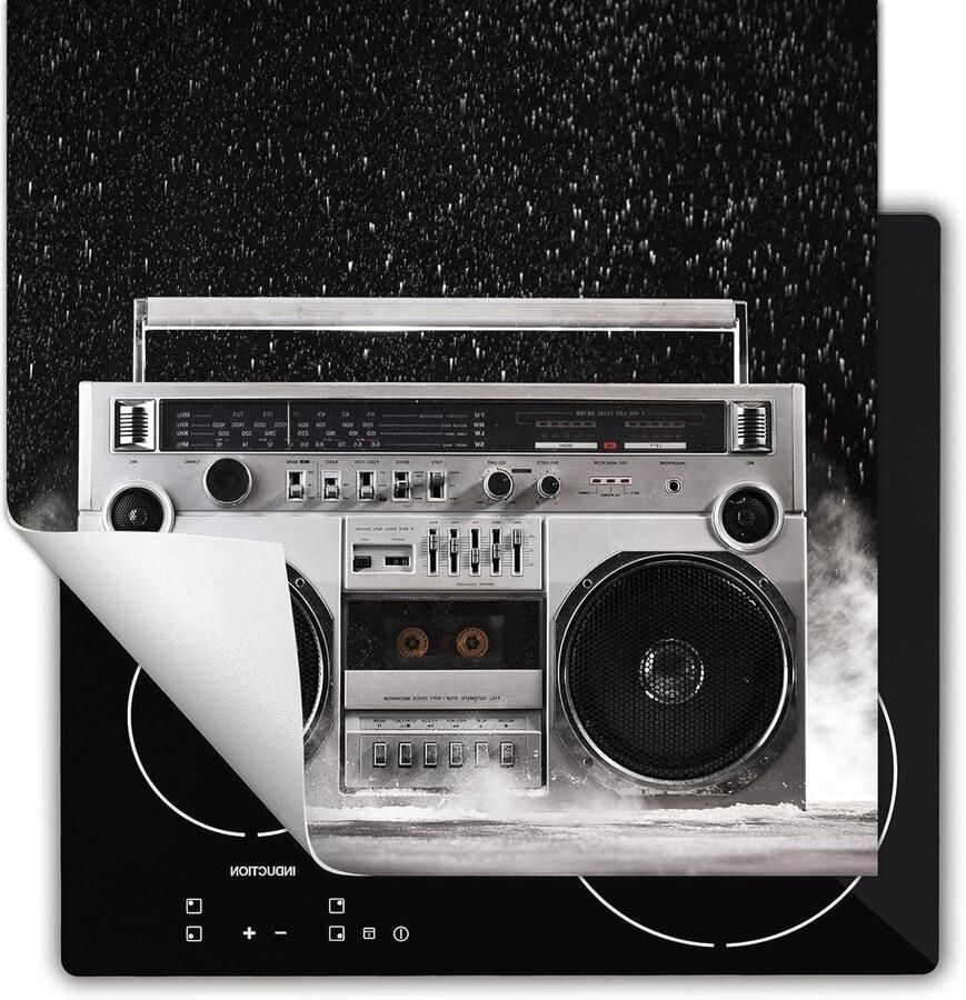 Afdekplaat Inductie Kookplaat Beschermer Keuken Decoratie Extra Werkruimte 60x52 cm Radio