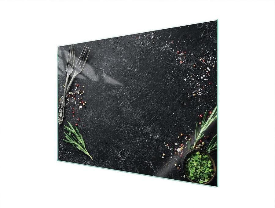 Afdekplaat Kookplaat Aanrechtblad Beschermer Keuken Organisatie Gehard Glas 70 x 52 cm Mozaïek