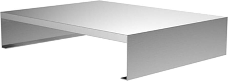Afdekplaat Kookplaat Beschermplaat Fornuis Extra Werkruimte Roestvrij Staal 30x40cm Zilver
