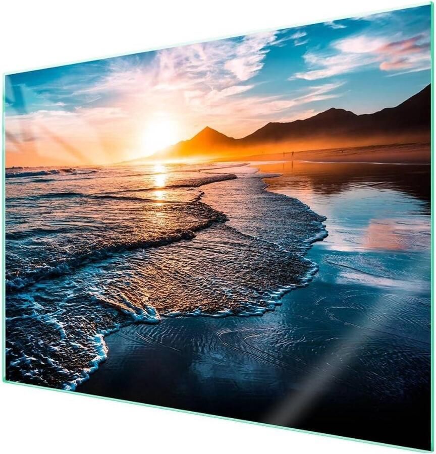 Afdekplaat Kookplaat Glasplaat Fornuis Keuken Decoratie Gehard Glas 70 x 52 cm Veelkleurig