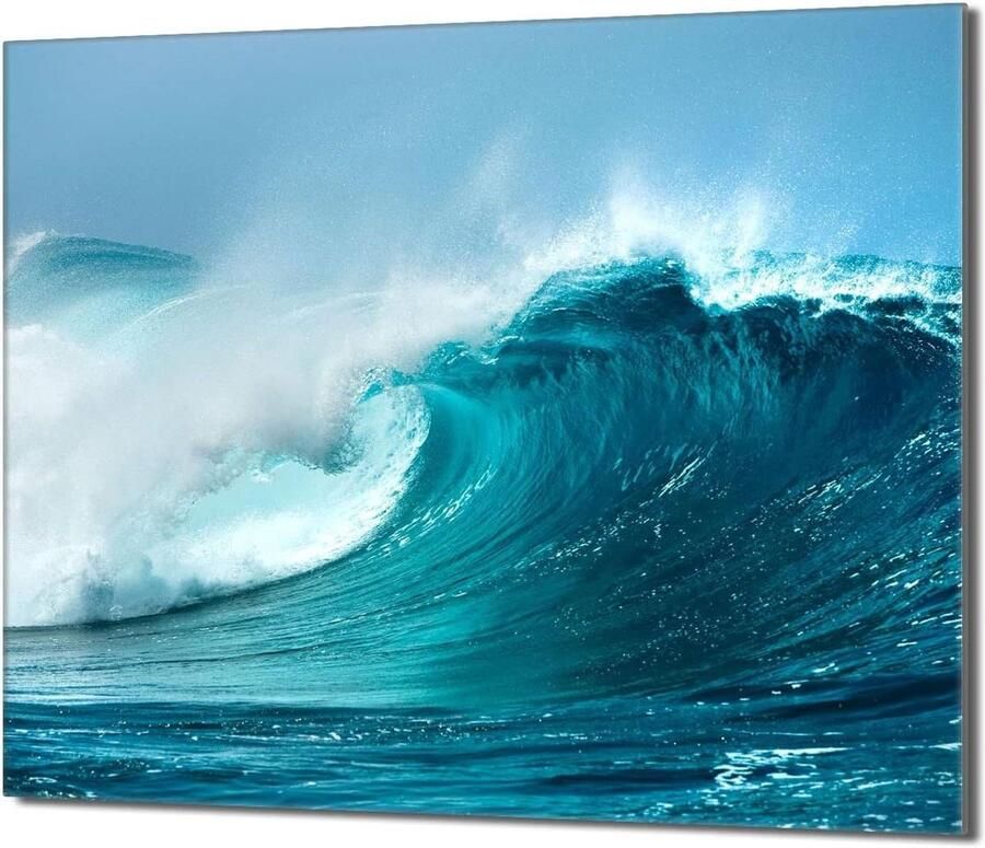 Afdekplaat Kookplaat Spatbord Glas Keuken Beschermen Gehard Glas 60x52 cm Mozaïek